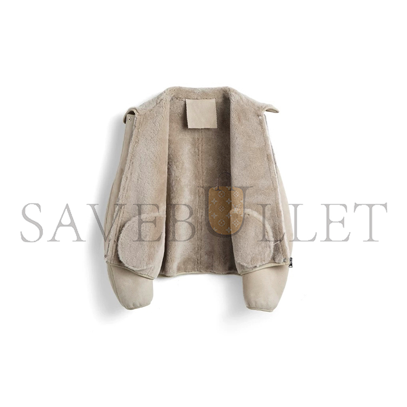 CELINE SUEDE SHEARLING COAT 